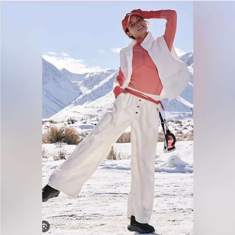 Free People Movement Pregame Printed Wide-Leg Pants
